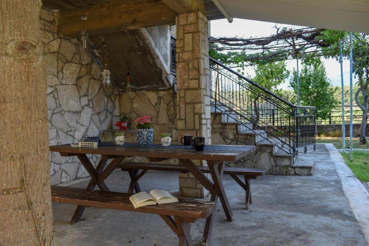 Coastal Stone Residence With Spectacular Scenery Kitriaí Dış mekan fotoğraf