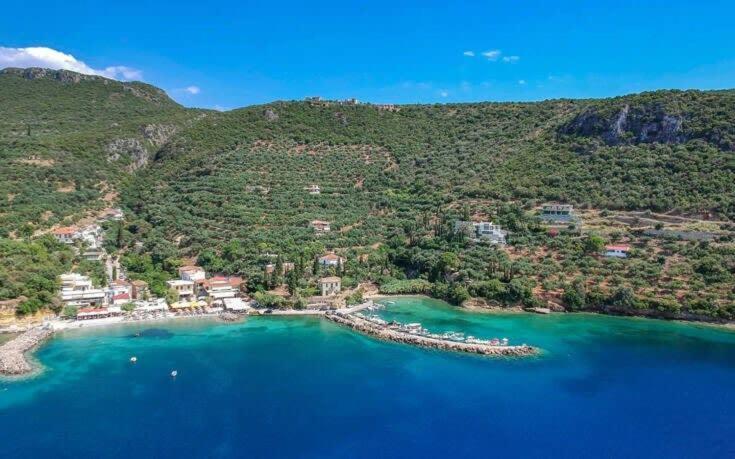 Coastal Stone Residence With Spectacular Scenery Kitriaí Dış mekan fotoğraf